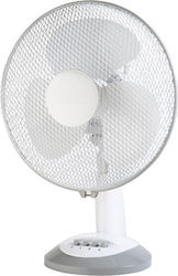 Emerio FN-114202 Επιτραπέζιος 30cm Λευκός
