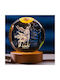 Lichtkugel Dekorative Lampe Crystal Ball Weiß
