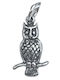 Pendant Jolie Silver Sterling Silver 925 Owl on Branch Design 1.5 G 2 x 1 cm