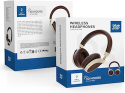 Blue Star BH06 Bluetooth / 3.5mm / USB-C с 40 часа работа Кафяви Blue Star BH06 Bluetooth / 3.5mm / USB-C с 40 часа работа Кафяви