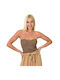 Potre Women's Blouse Strapless Cigar