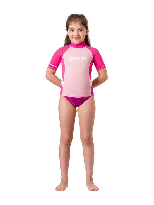 Mares Kids Swimwear Rashguard Pink Mares Kids Swimwear Rashguard Pink