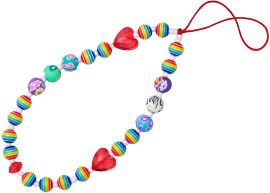 Hurtel String Beads Pattern 1 Κόσμημα Κινητού Πολύχρωμο