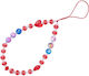 Hurtel String Beads Pattern 2 Κόσμημα Κινητού Πολύχρωμο