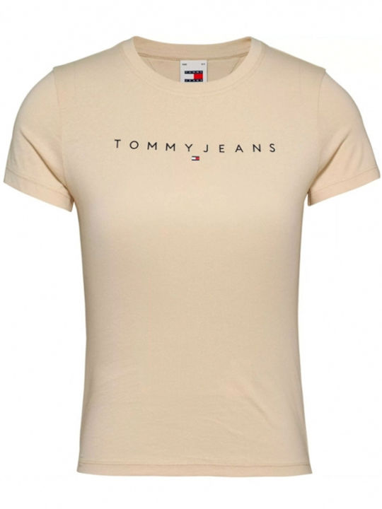 Tommy Hilfiger Γυναικείο T-shirt Μπεζ