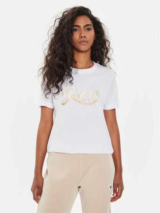 Guess Ja914 Γυναικείο T-shirt Λευκό