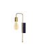 Pakketo Futura Modern Lamp Wall with Socket E27 Gold 45x22x6cm