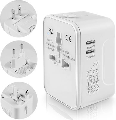 Techsuit Power Strip White