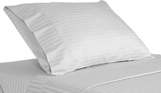 Blanc de Blanc Line Hotel Sheet White King Size 300x300cm Cotton & Polyester 1pcs