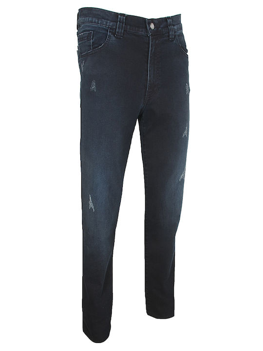 Stefansxxl Herrenhose Elastisch Blau