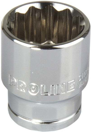 Proline Καρυδάκι Εξάγωνο με Καρέ Υποδοχής HEX, 1/2"