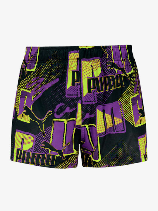 PUMA Men's Swimwear Shorts Violet Combo with Pa...