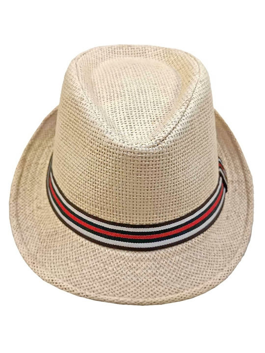 Summertiempo Men's Fedora Ecru