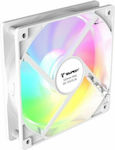 Tempest Gaming Case Fan 120mm with ARGB Lighting and Connection 3-Pin / 4-Pin PWM 1pcs White