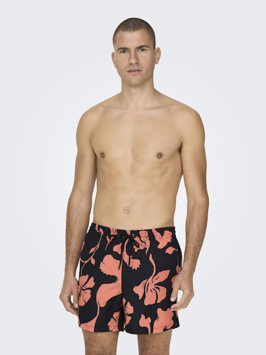 Only & Sons Men's Swimwear Shorts Pink
