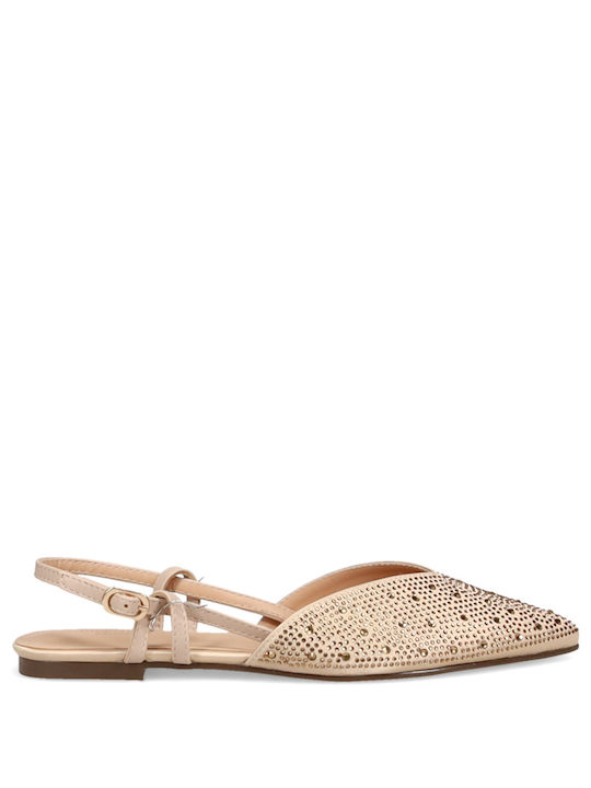 Migato Damen Ballerinas in Beige Farbe