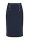 Forel Pencil Skirt Blue