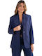 Mind Matter Philippa Women's Blazer Blue