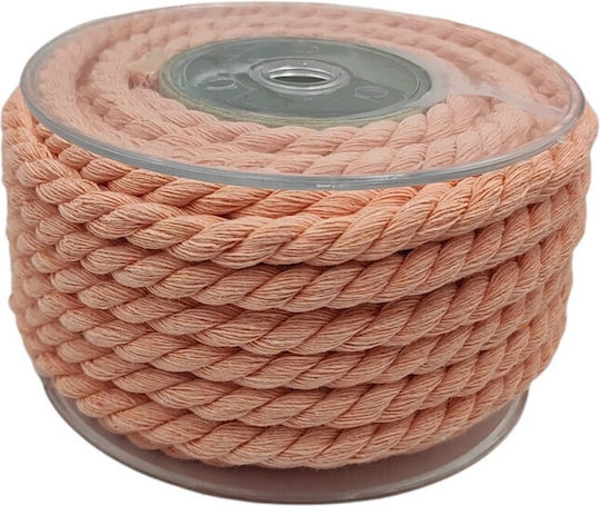 Κορδόνι Βαμβακερό Πορτοκαλί 8mm x 5m