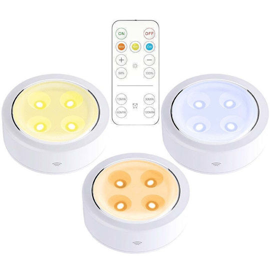 LED Sicherheitsleuchte mit Batteriebetrieben und Fernbedienung 1Stück
