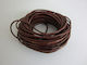 Riniotis Lace Leather Metallic Brown 1mm x 10m