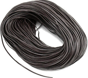 Lace Leather Flat Brown 2mm