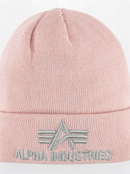 Alpha Industries Beanie Frauen Beanie Gestrickt in Rosa Farbe