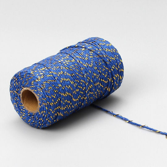 Schnürsenkel Baumwoll Blau 1.5mm x 100m