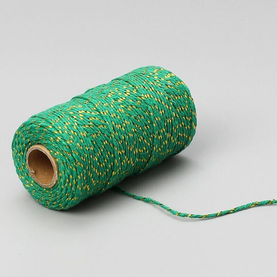 Schnürsenkel Baumwoll Grün 1.5mm x 100m