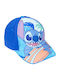 Cerda Παιδικό Καπέλο Jockey Υφασμάτινο Stitch Μπλε