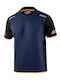 Sparco Tuscon Men's Work T-shirt Blue Orange Fluorescent 02416