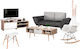 HomeMarkt Wohnzimmer Set 6 Stück HM11983