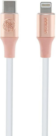Guess USB-C zu Lightning Kabel Rosa 1.5m (GUCLLALRGDP)