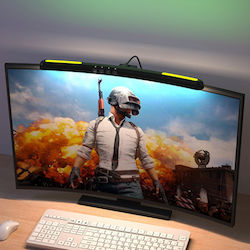 Led Lamp Curved Monitor Rgb Gaming Backlight Visionhub Eye Protection Adjustable 7 Colors Light Temperature Adjustment 3000k-6500k Usb Touch Control Intensity Adjustment Led Lamp Curved Monitor Rgb Gaming Backlight Visionhub Eye Protection Adjustable 7 Colors Light Temperature Adjustment 3000k-6500k Usb Touch Control Intensity Adjustment