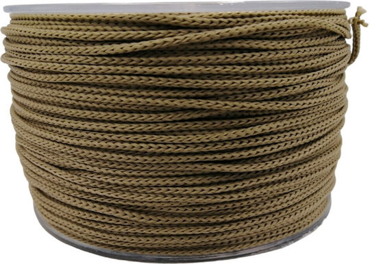 Κορδόνι από Δερματίνη Καφέ 2mm x 150m