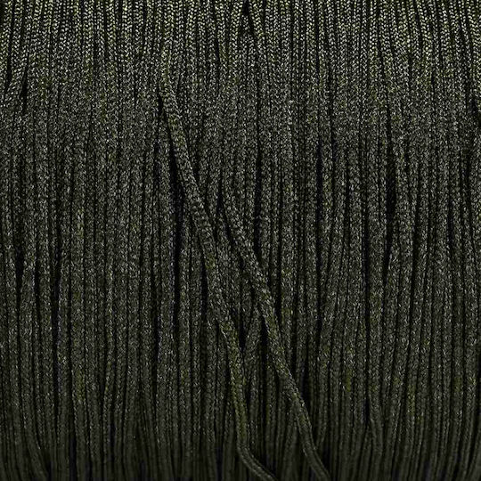 Schnürsenkel aus Kunstleder Khaki 1mm x 100m