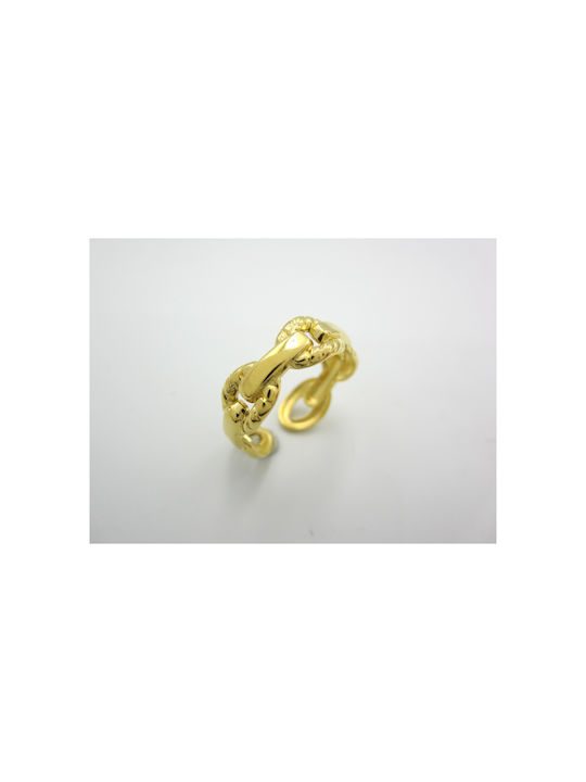 Women's Gold Plated Steel Ring