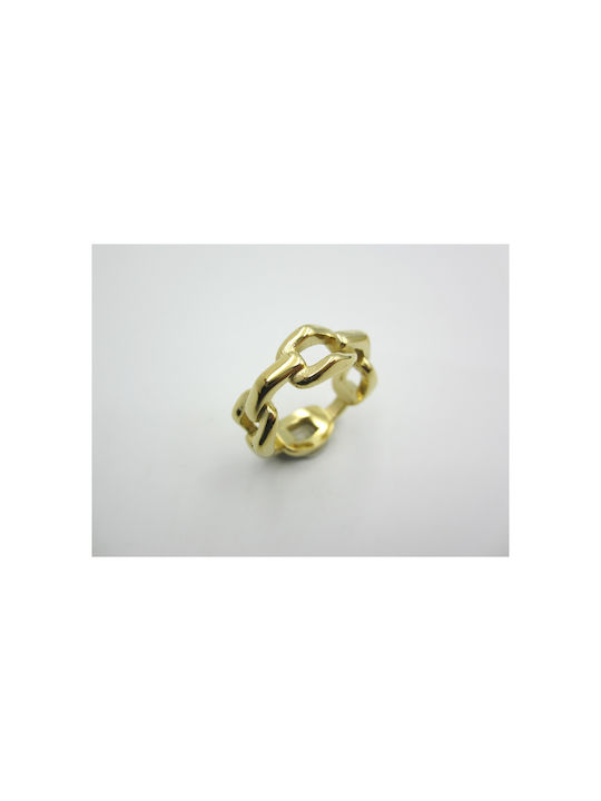 Women's Ring from Steel Gold Plated