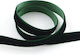 Samt Band Monochrom Grün 5meters mit Breite 16mm