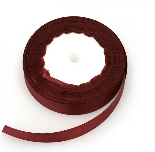 Satin Panglică Monocromie Roșu 100metri cu lățime 10mm