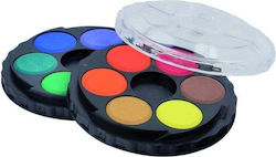 Koh I Noor Aquarellfarben 12 runde Farben