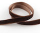 Samt Band Monochrom Braun 10meters mit Breite 5mm