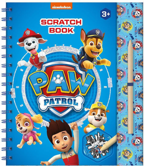 Totum Stickers Paw Patrol Scratchbook for Children 3+ years Years