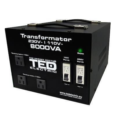 TED Electric Transformer 220V to 220V 8000VA