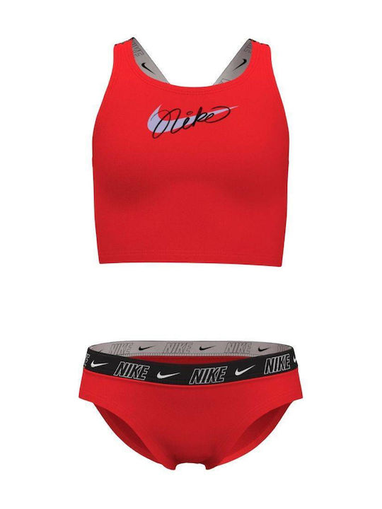 Nike Παιδικό Μαγιό Μπικίνι Light Crimson