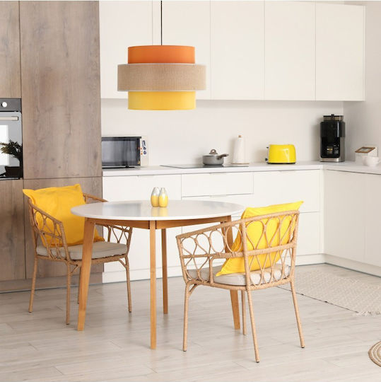 TK Lighting Κρεμαστό Φωτιστικό Πολύχρωμο με Ντουί E27 50x160εκ.
