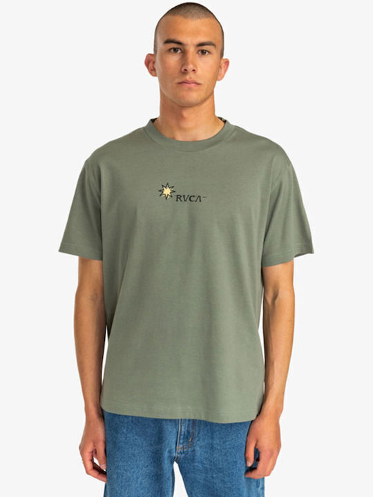 RVCA Herren T-Shirt Kurzarm Khaki