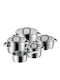 WMF Pots Set of Stainless Steel with Coating 5pcs