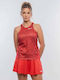 Women's Athletic Blouse Fast Drying Red