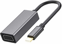 Adaptor USB tip C către VGA 1920x1080 @60hz Basekit Ubc05 Space Gray